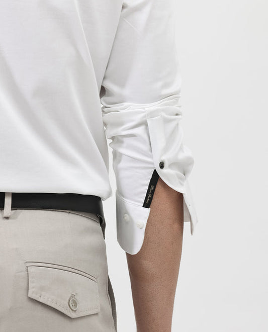 Ra.re Rabbit Satin White Shirt