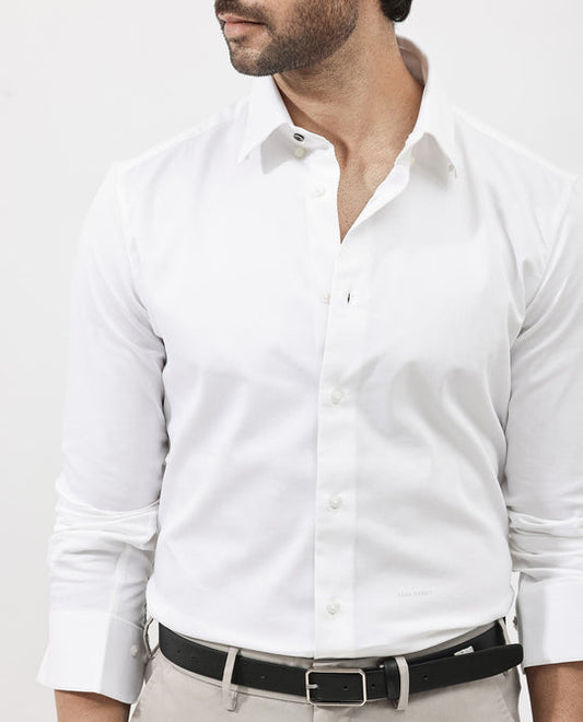 Ra.re Rabbit Satin White Shirt