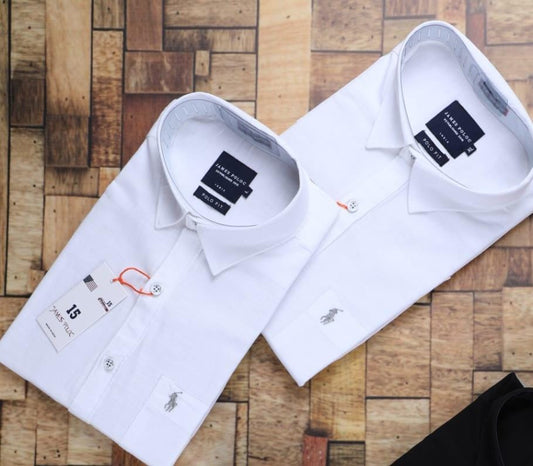 Ja.mes Po.lo Lenin White Shirt